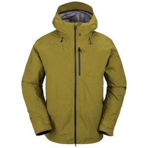 ボルコム メンズ ジャケット・ブルゾン アウター Volcom Arthur GORE-TEX Pro Shell Jacket Moss