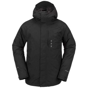 ボルコム メンズ ジャケット・ブルゾン アウター Volcom Dua GORE-TEX Jacket Black