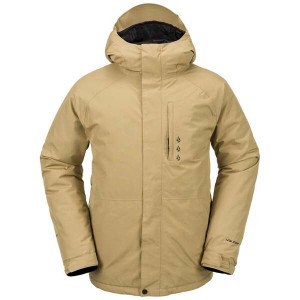 ボルコム メンズ ジャケット・ブルゾン アウター Volcom Dua GORE-TEX Jacket Dark Khaki