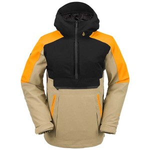 ボルコム メンズ ジャケット・ブルゾン アウター Volcom Brighton Pullover Jacket Gold