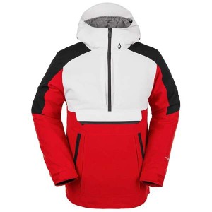 ボルコム メンズ ジャケット・ブルゾン アウター Volcom Brighton Pullover Jacket Red