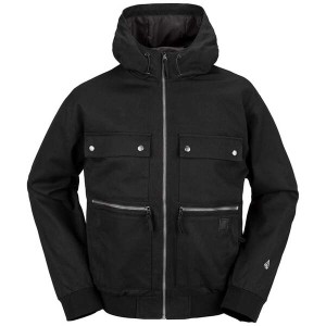 ボルコム メンズ ジャケット・ブルゾン アウター Volcom Dustbox Jacket Black