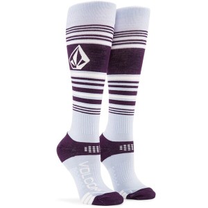 ボルコム レディース 靴下 アンダーウェア Volcom Tundra Tech Socks - Women's Lilac Ash