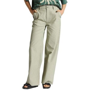 ブリクストン レディース カジュアルパンツ ボトムス Brixton Victory Full Length Wide Leg Pants - Women's Sea Kelp Stripe