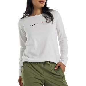 バートン レディース Tシャツ トップス Burton Storyboard 24 Long-Sleeve T-Shirt - Women's Stout White