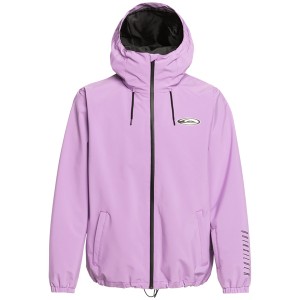 クイックシルバー メンズ ジャケット・ブルゾン アウター Quiksilver High In The Hood Jacket Regal Orchid