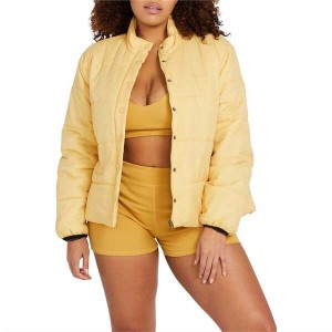 ボルコム レディース ジャケット・ブルゾン アウター Volcom Not Enuff Puff Jacket - Women's Dust Gold