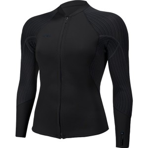 オニール レディース 上下セット 水着 O'Neill 1.5mm Hyperfreak Front Zip Jacket - Women's Black/Black