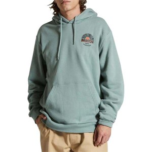 ブリクストン メンズ パーカー・スウェット アウター Brixton Rising Sun Hoodie - Men's Chinois Green