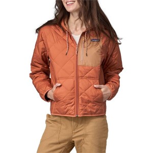 パタゴニア レディース ジャケット・ブルゾン アウター Patagonia Diamond Quilted Bomber Hoody - Women's Sienna Clay