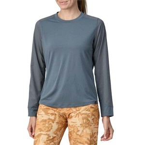 パタゴニア レディース Tシャツ トップス Patagonia Dirt Craft Long Sleeve Jersey - Women's Utility Blue