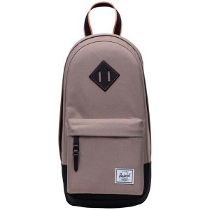 ハーシェルサプライ メンズ ショルダーバッグ バッグ Herschel Supply Co. Heritage Shoulder Bag Taupe Gray/Black/Shell Pink