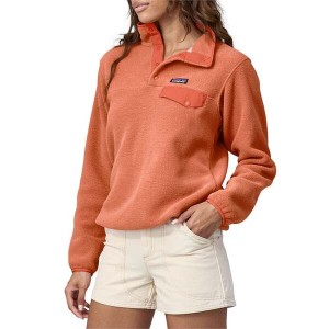 パタゴニア レディース パーカー・スウェット アウター Patagonia Lightweight Synchilla Snap-T Pullover Fleece - Women's Sienna Clay