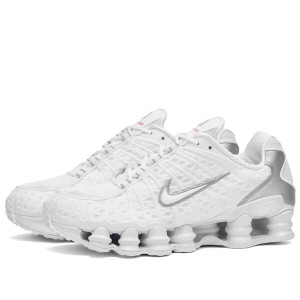 ナイキ レディース スニーカー シューズ Nike Shox TL W White & Metallic Silver