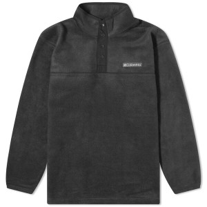 コロンビア メンズ パーカー・スウェット アウター Columbia Steens Mountain Half Snap Fleece Black