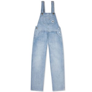 カーハート レディース カジュアルパンツ ボトムス Carhartt WIP Bib Overall Light Stone Washed