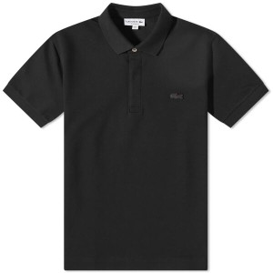 ラコステ メンズ ポロシャツ トップス Lacoste Paris Pique Polo Black