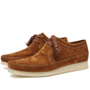 クラークス メンズ スニーカー シューズ Clarks Weaver Cola Suede