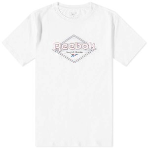 リーボック メンズ Tシャツ トップス Reebok Keep It Classic Tee White