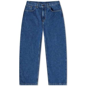 カーハート メンズ デニムパンツ ボトムス Carhartt WIP Brandon Loose Straight Jeans Blue Stone Washed