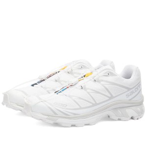 サロモン メンズ スニーカー シューズ Salomon XT-6 White & Lunar Rock