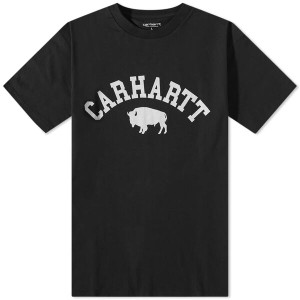 カーハート メンズ Tシャツ トップス Carhartt WIP Locker Tee Black & White