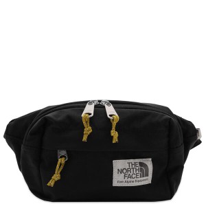 ノースフェイス メンズ ボディバッグ・ウエストポーチ バッグ The North Face Berkeley Lumbar Bag Black & Mineral Gold