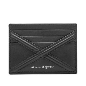 アレキサンダー・マックイーン メンズ 財布 アクセサリー Alexander McQueen Harness Card Holder Black