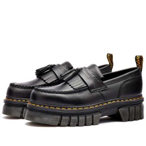 ドクターマーチン メンズ スリッポン・ローファー シューズ Dr. Martens Audrick Loafer Black Nappa Lux