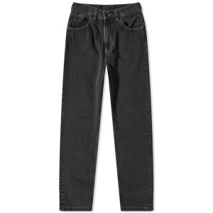 カーハート メンズ デニムパンツ ボトムス Carhartt WIP Brandon Loose Straight Jean Black Stone Washed