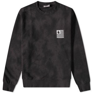 カーハート メンズ パーカー・スウェット アウター Carhartt WIP Chromo Sweat Black Chromo