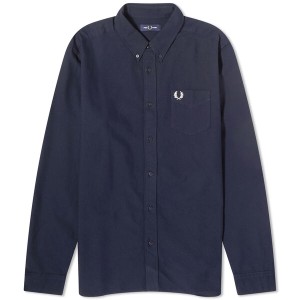 フレッドペリー メンズ シャツ トップス Fred Perry Oxford Shirt Navy