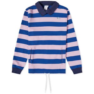 プーマ メンズ パーカー・スウェット アウター Puma x Noah Striped Crew Sweat Blue & Pink