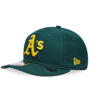 ニューエラ メンズ 帽子 アクセサリー New Era Oakland Athletics 9Fifty Adjustable Cap Green