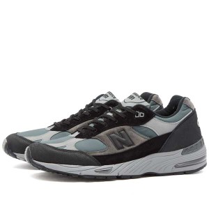 ニューバランス メンズ スニーカー シューズ New Balance M991WTR - Made in UK Black & Grey