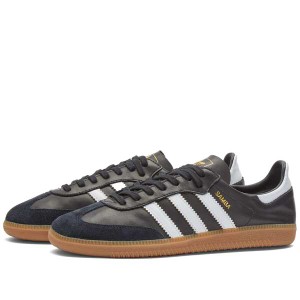 アディダス メンズ スニーカー シューズ Adidas Samba Decon Core Black & White