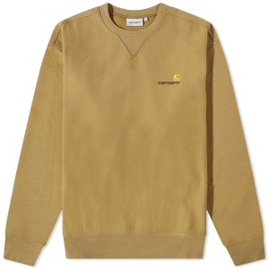 カーハート メンズ パーカー・スウェット アウター Carhartt WIP American Script Sweat Larch