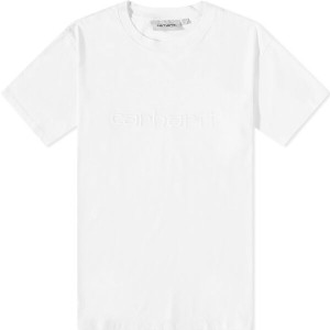 カーハート メンズ Tシャツ トップス Carhartt WIP Duster Tee White