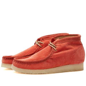 クラークス レディース ブーツ・レインブーツ シューズ Clarks Originals Mayde Wallabee Boot Coral Cord