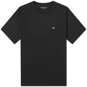 カーハート メンズ Tシャツ トップス Carhartt WIP Heart Patch Tee Black