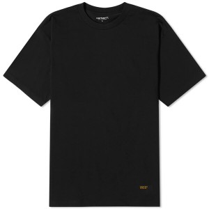 カーハート メンズ Tシャツ トップス Carhartt WIP Military T-Shirt Black