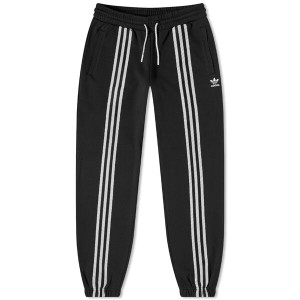 アディダス レディース カジュアルパンツ ボトムス Adidas Adicolor 3-Stripe Sweat Pant Black