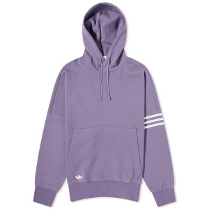 アディダス メンズ パーカー・スウェット アウター Adidas Neuclassics Hoodie Shadow Violet