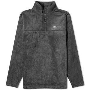 コロンビア メンズ パーカー・スウェット アウター Columbia Steens Mountain Half Snap Fleece Black