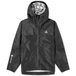 ナイキ メンズ ジャケット・ブルゾン アウター Nike ACG Chain Of Craters Jacket Black & Summit White