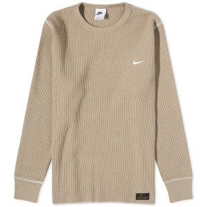 ナイキ メンズ シャツ トップス Nike Life Heavyweight Waffle Top Khaki & Phantom