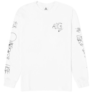 ナイキ メンズ Tシャツ トップス Nike ACG Long Sleeve T-Shirt Summit White