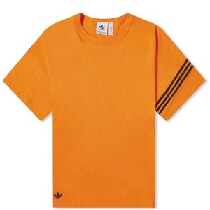 アディダス メンズ Tシャツ トップス Adidas Neu Classics T-Shirt Semi Impact Orange