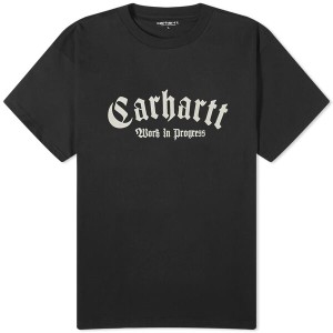 カーハート メンズ Tシャツ トップス Carhartt WIP Onyx T-Shirt Black & Wax