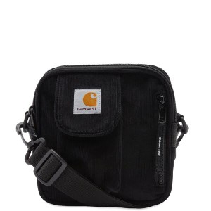 カーハート メンズ ショルダーバッグ バッグ Carhartt WIP Essentials Cord Bag Black